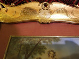 Pair of Framed Artwork by  Francois Boucher: Le Berger Endormie and Musette