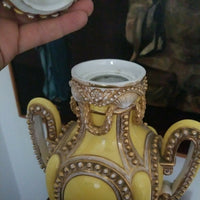 Antique Rare Yellow Sevres Urn