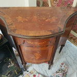 Wooden Irregularly Shaped Wooden  Commode