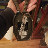 Pair Of Modernist Bronze Patinated Designer Sconces