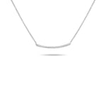 White Gold Pendant Necklace with Diamonds