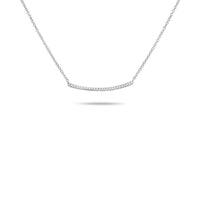 White Gold Pendant Necklace with Diamonds