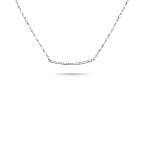 White Gold Pendant Necklace with Diamonds