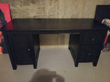 Ikea Black Desk in Fair Condition
