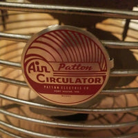 Rare Vintage 1950's Patton Air Circulator Footstool Fan