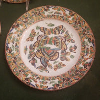 Set of 3 Antique Chinese Porcelain 200 Years old Butterfly plates