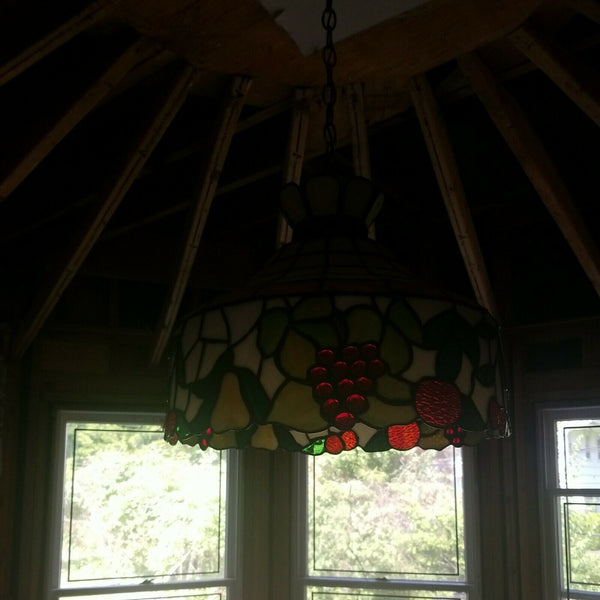Stained glass Fruit chandelier