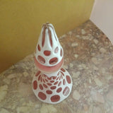 A 19th Century Moser Overlay Large Bohemian Perfume Bottle