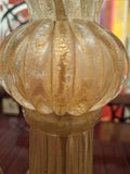 Pair Of Mid Century Modern Venetian Art Glass Designer Lamps