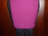Lady's Pink Raoul Size 2 Dress with Exterior Pink Section Being 100% Wool - Diamonds Sapphires Rubies Emeralds