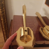 Vintage Designer Mid Century Modern Gold Sconces