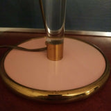 Mid century Modern Designer Venetian Handkerchief Lamp Pink