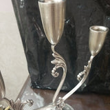Pair of Pure Silver Candelabra 3