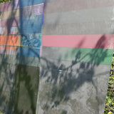 Mid Century Modern Massive Vintage Abstract Painting 84.5" x 83.5"