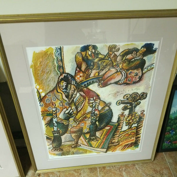Signed Israeli Painting Famous Artist