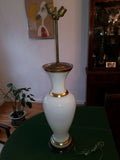 Mid Century Baccarat Opaline Large Lamp