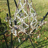 Antique Bagues Style Chandelier Mid Century Palm