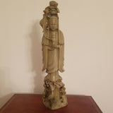 Antique Chinese Carved Sculpture Deity Rare