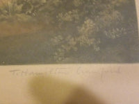 Pair Of 1920 Mezzotints By Thomas Hamilton Crawford