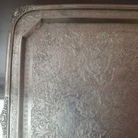 Antique Silver Tray