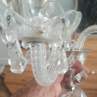 Antique Unsigned Waterford Crystal Sconce