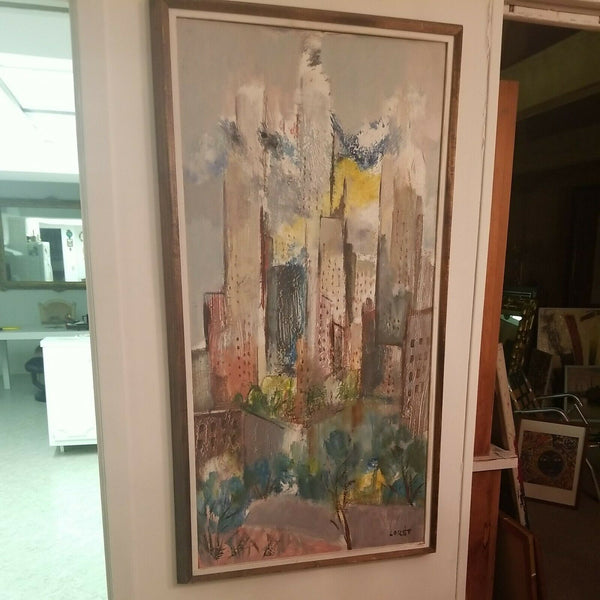 Rare 1950's NYC Impressionist Painting