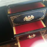 Chinese Black Lacquer Commode