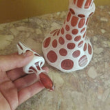 A 19th Century Moser Overlay Large Bohemian Perfume Bottle