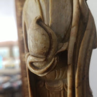 Antique Chinese Carved Lamp