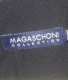 Ladies black velvet Magaschoni Collection cocktail dress with rhinestones size 6