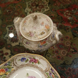 Antique Dresden Chinese Tea Set