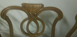 Set Of 7 Semiantique  Adam Style Solid Wood Chairs Good Condition - Diamonds Sapphires Rubies Emeralds