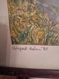 Antique American Signed WC Painting