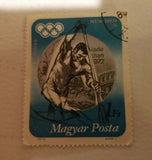 Hungarian Stamp Featuring Athlete from 1972 Olympic Games