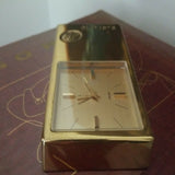A Rare Gold Bar Seiko Clock