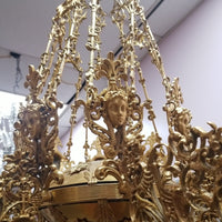 Antique Bronze Chandelier