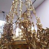 Antique Bronze Chandelier