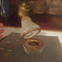 Antique Baccarat Crystal Pear Box