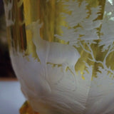 Museum quality 1850's Large Bohemian Glass Moser