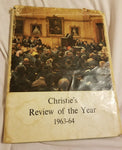 Christie`s Review of the Year 1963-64 Auction Catalog Book - Diamonds Sapphires Rubies Emeralds