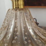 Mid century Modern Pair Of Murano Venetian Lamps