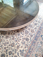 Antique Maison Jansen Cocktail Coffee Table Attributed 40" Diameter #910008