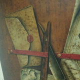 A Museum Painting Dog trompe l'oeil Realism