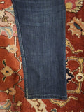 Levis 502 Jeans Blue 32 X 30 RIGHT BACK POCKET DAMAGED BY CELL PHONE!