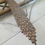 Mid century Modern Designer Bijan Wall Sculpture Bridge