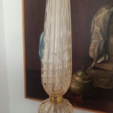 Mid century Modern Pair Of Murano Venetian Lamps