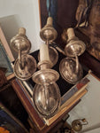 2 Pairs of Antique E.F. Caldwell Sconces Silver (Set Of 4)