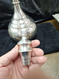 Antique Siver European Vase Or Wine Bottle 10.75" Tall 840 Silver 400 Grams