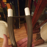 Pair Of Modernist Bronze Patinated Designer Sconces