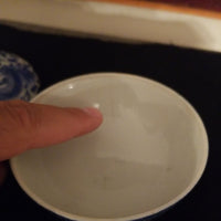 Antique Chinese Blue and White Porcelain Small Bowl